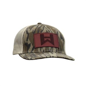 Bottomland/Tan Leather Patch Hat