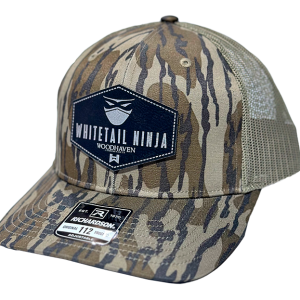 Whitetail Ninja Bottomland Leather Patch Hat