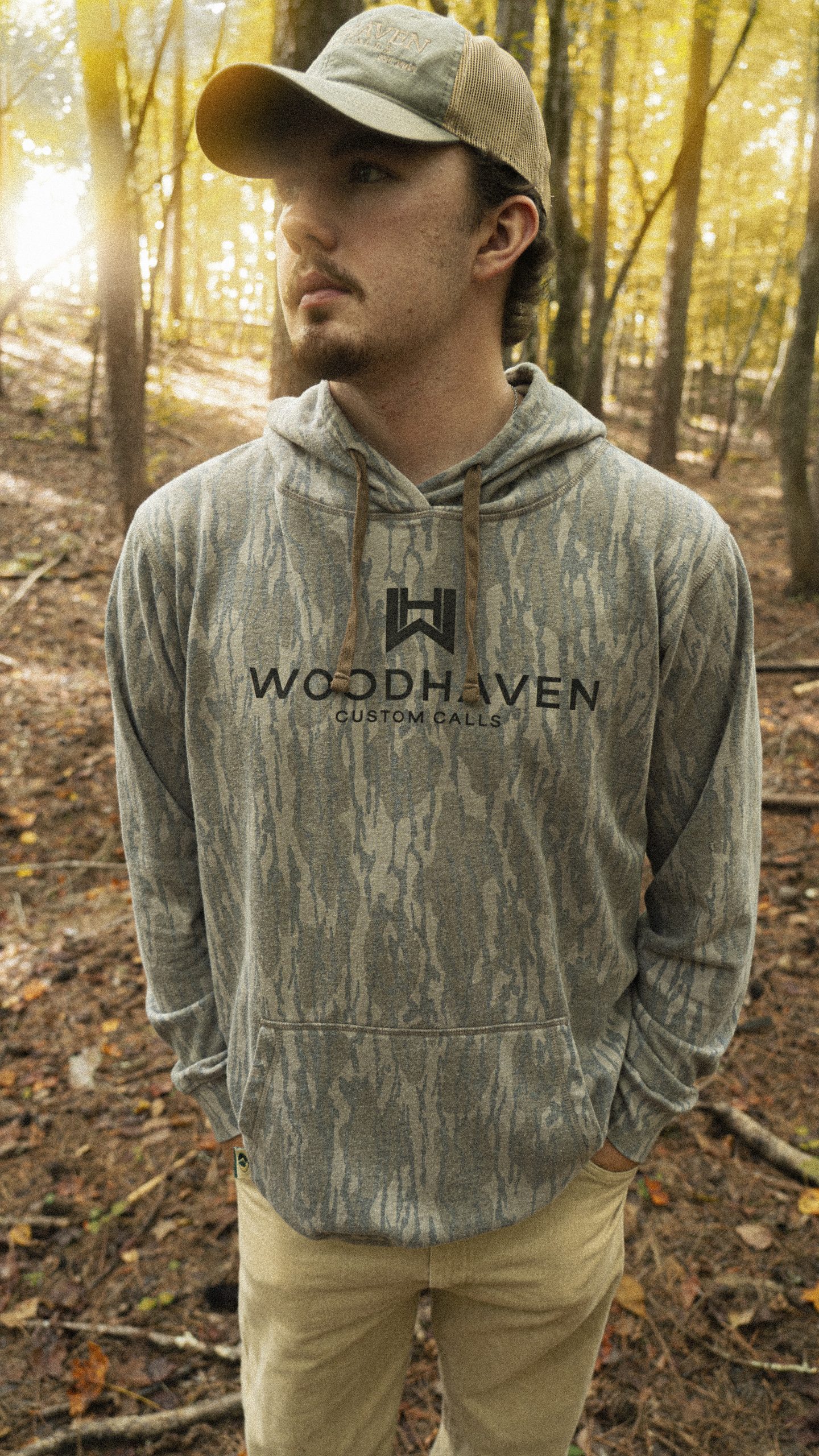 Washed Bottomland Logo Hoodie lifestyle photo 1